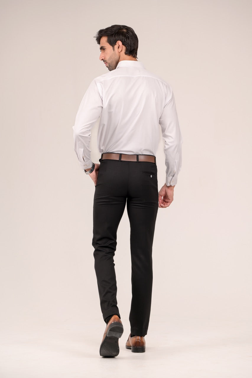 Full Sleeve Men's Formal Shirt - White