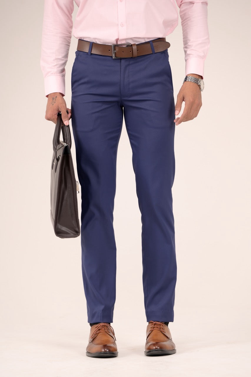 Classic Fit Men’s Formal Trouser - Blue