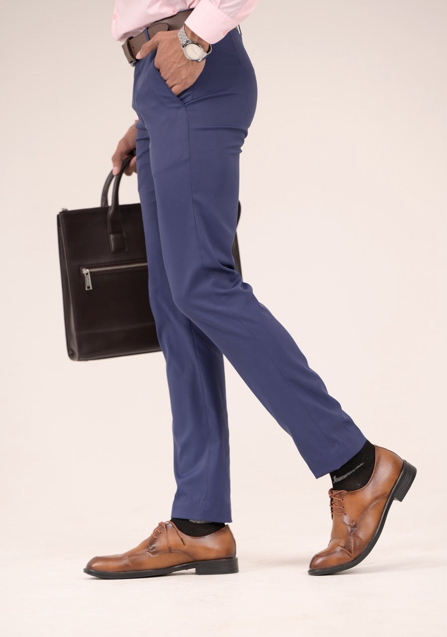 Classic Fit Men’s Formal Trouser - Blue