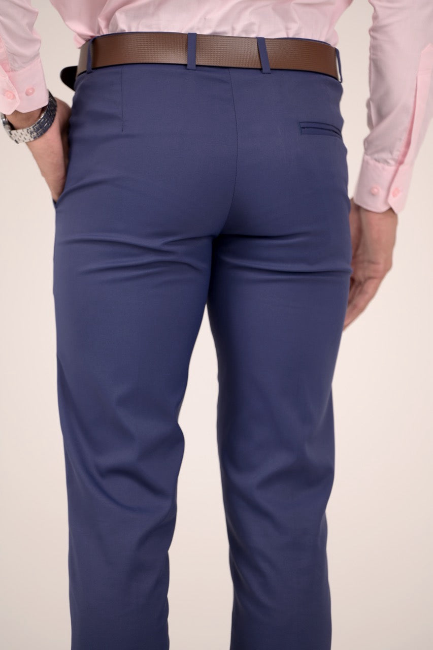 Classic Fit Men’s Formal Trouser - Blue
