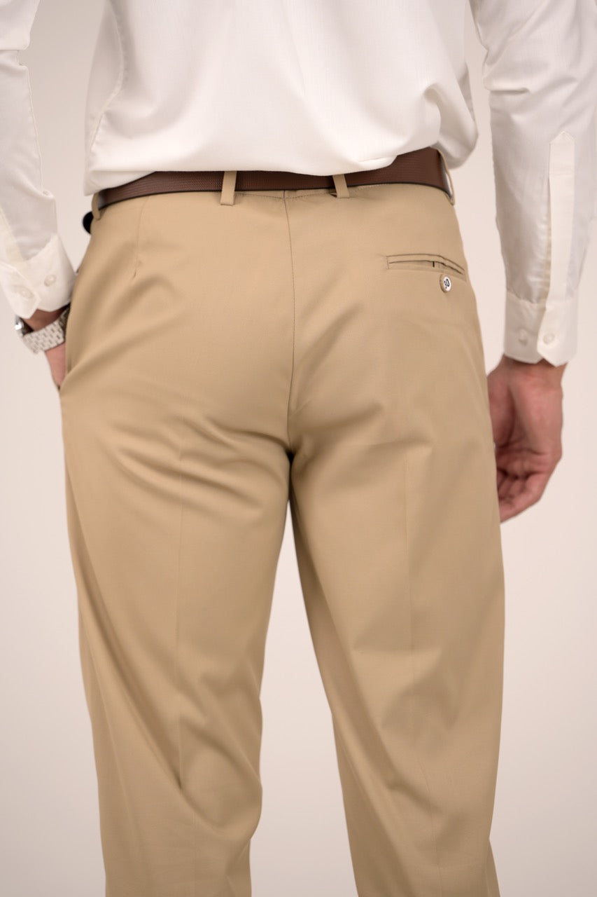 Classic Fit Men’s Formal Trouser - Brown