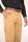 Classic Fit Men’s Formal Trouser - Camel