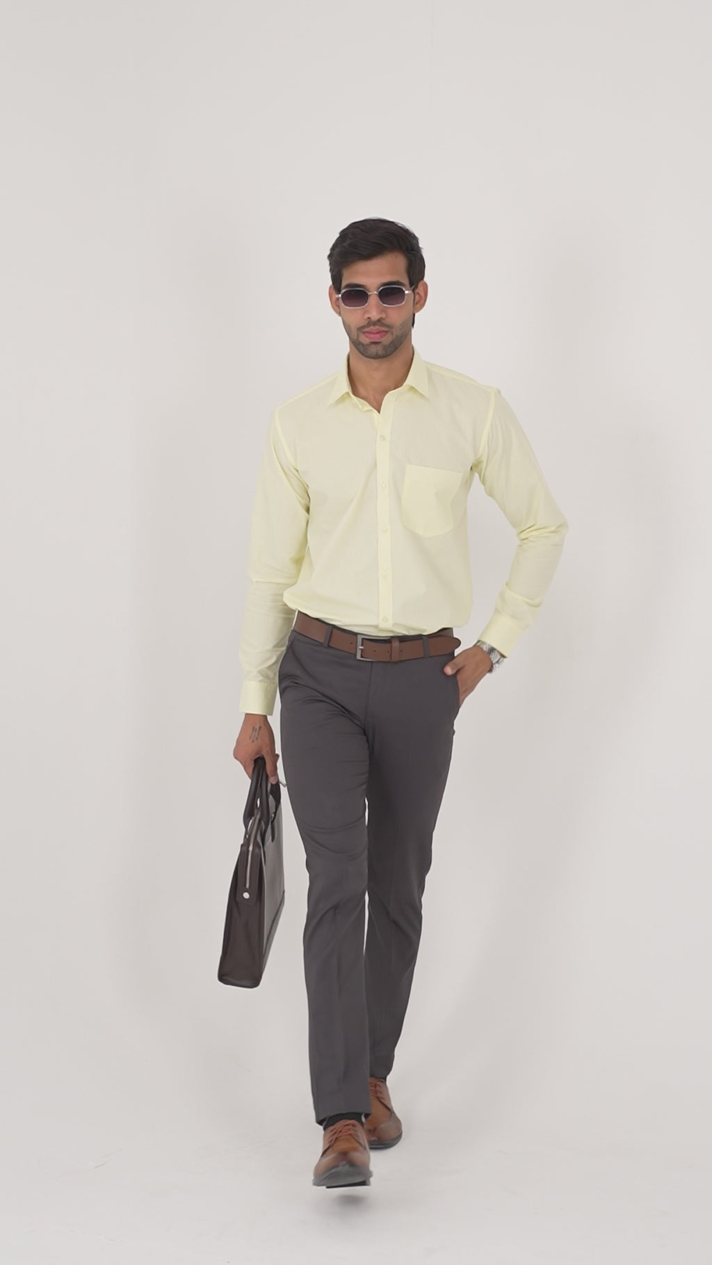 Classic Fit Men’s Formal Trouser - Grey