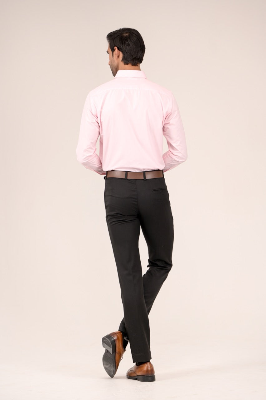 Full Sleeve Men's Formal Shirt - Pink